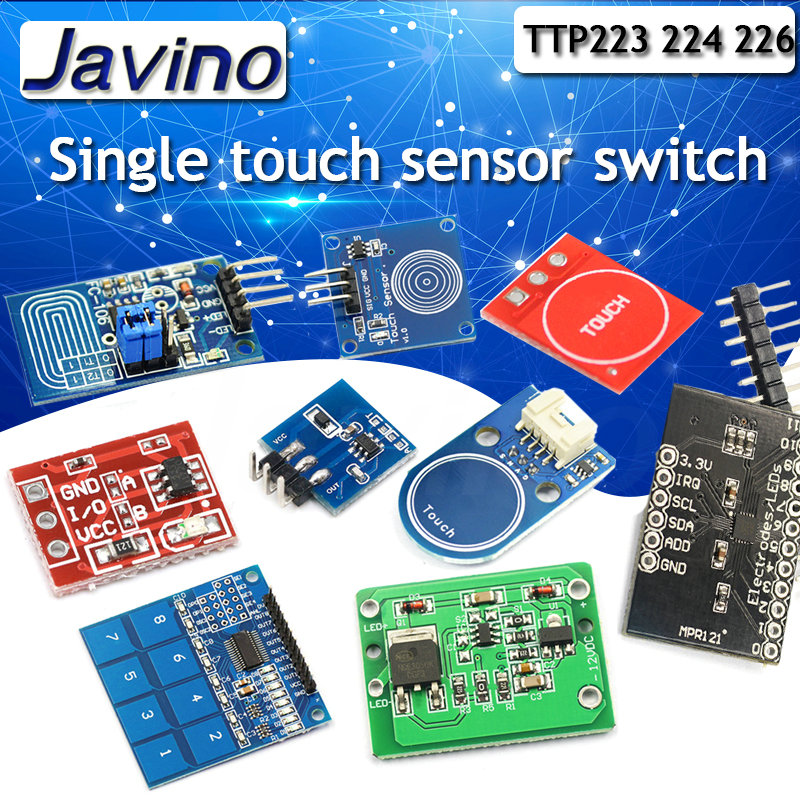 Sensor Kit Arduino - 1/4/8/16 Channel TTP223 TTP224 TTP226 TTP229