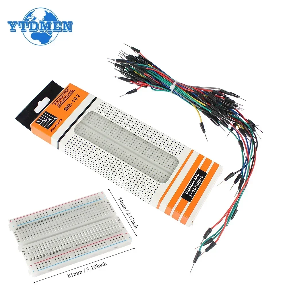 Sensor Kit Arduino - MB-102 Breadboard 400 830 Points Solderless