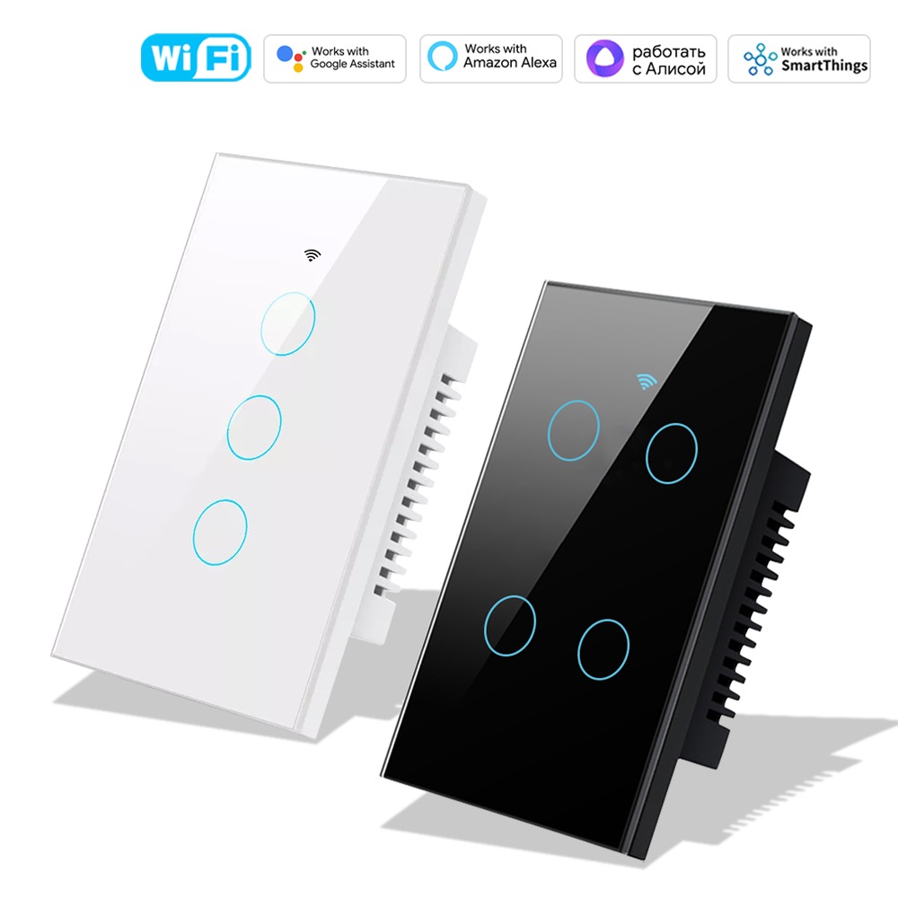 Smart Light Switch Wifi - Smart Life Wifi+Bluetooth Touch Light Wall