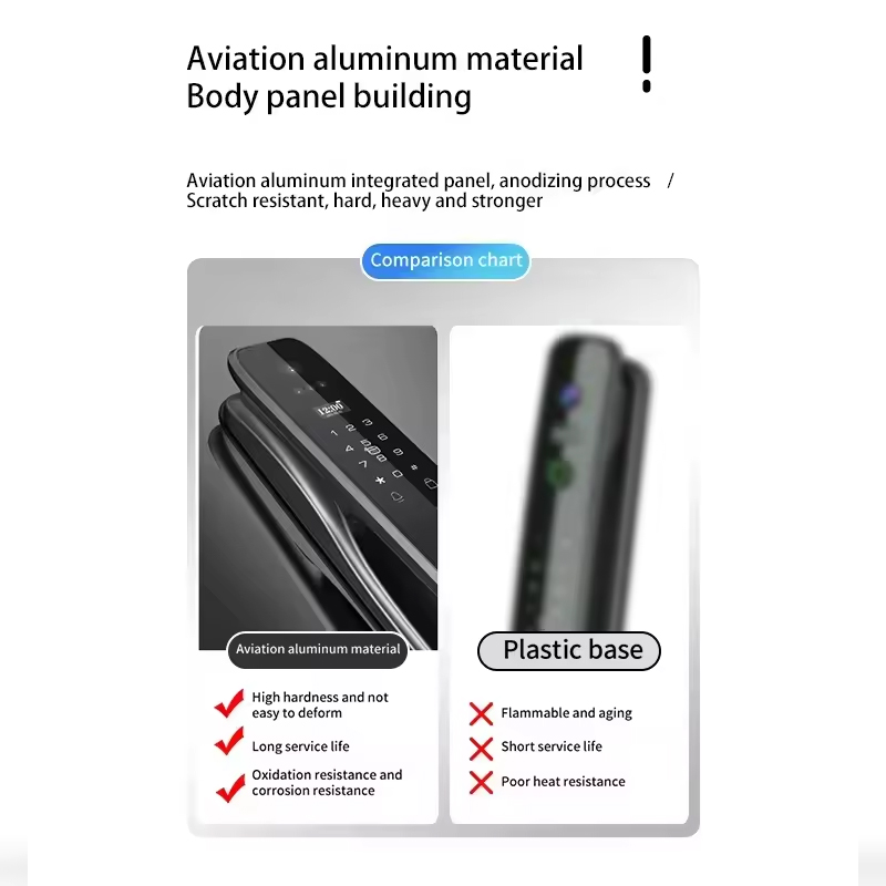 HX5 Smart Door Lock 3D Face Re - Smart Door Lock Wifi 评论和价格