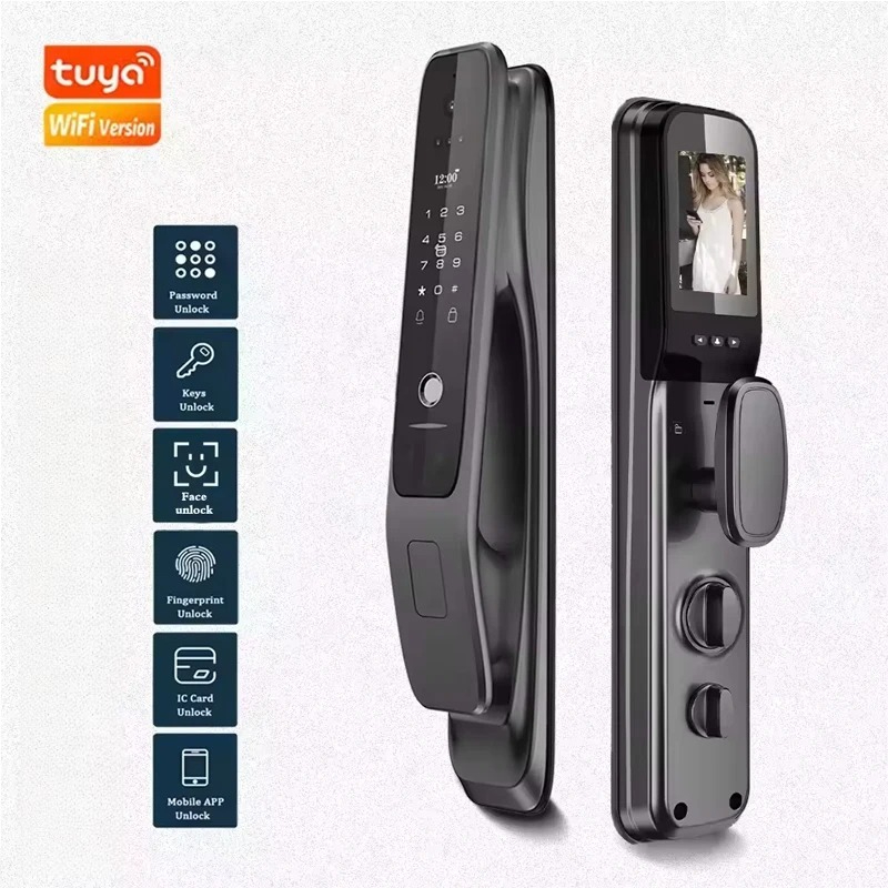 HX5 Smart Door Lock 3D Face Re - Smart Door Lock Wifi 评论和价格