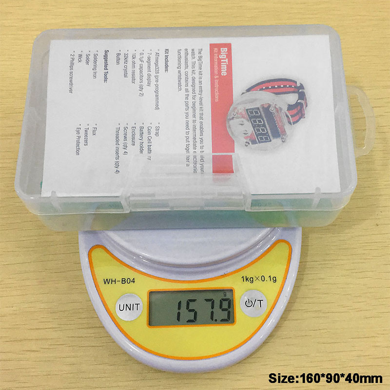 Single Chip LED Kit Clock DIY  - Microcontroller Kit 评论和价格