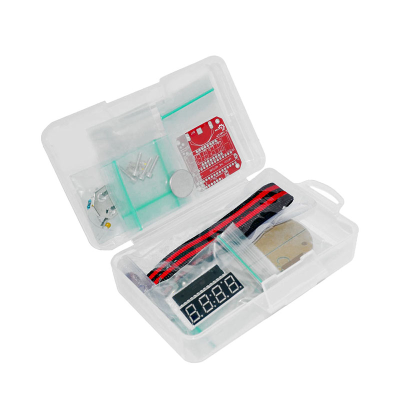 Single Chip LED Kit Clock DIY  - Microcontroller Kit 评论和价格
