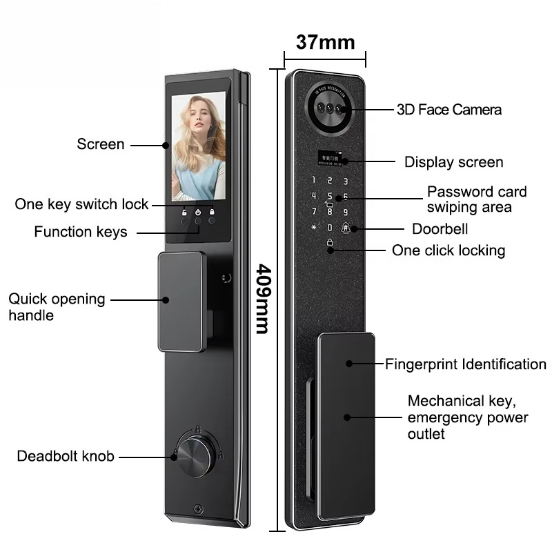 Tuya WiFi Smart Door Lock, Hom - Smart Door Lock Wifi 评论和价格