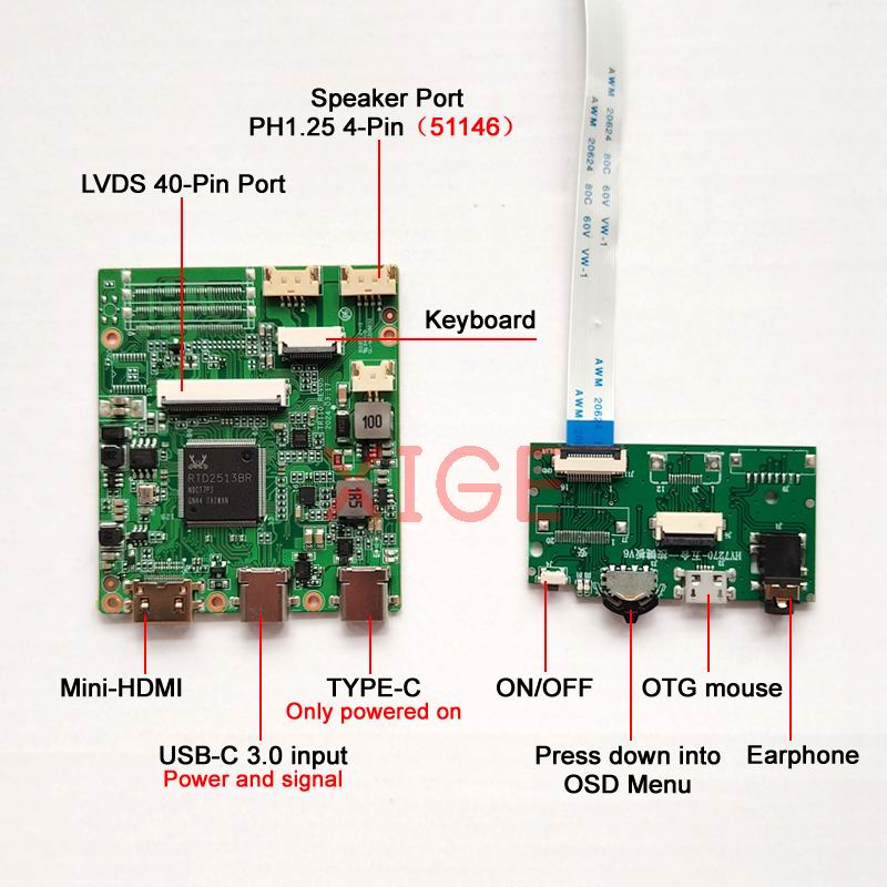 Fit LP140WH1(TL)-TLA1/TLC6/TLD - Microcontroller Kit 评论和价格