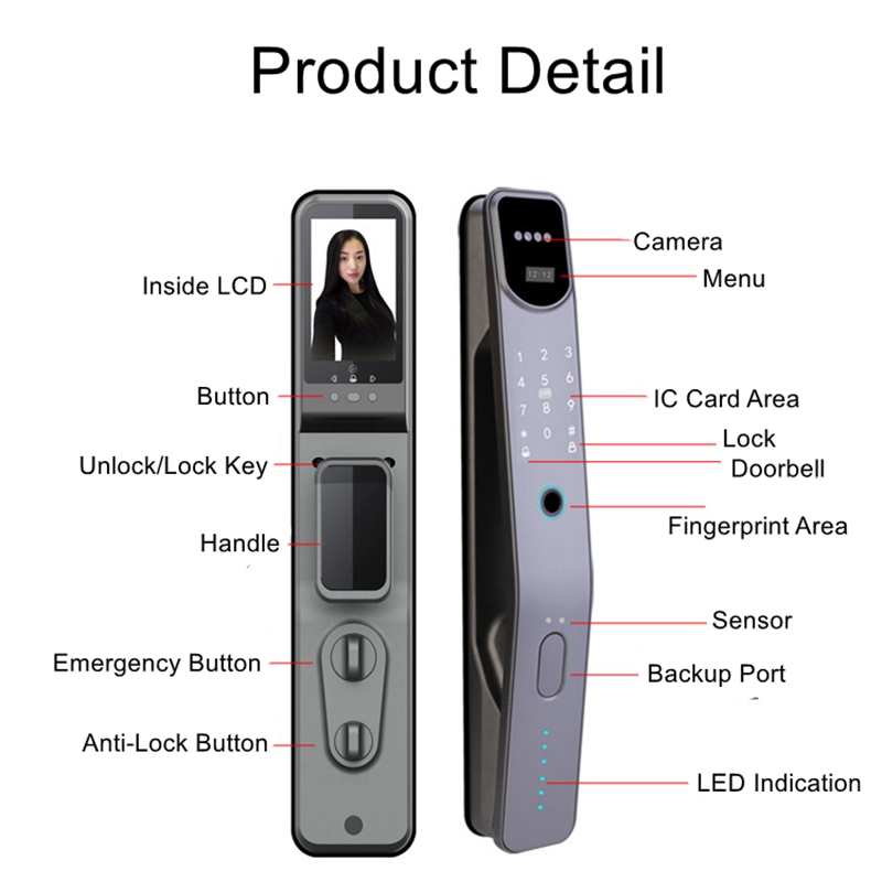 Tuya Wifi Electronic Fingerpri - Smart Door Lock Wifi 评论和价格