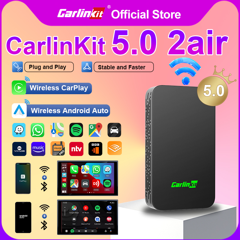 CarlinKit 5.0 Wired to Wireles - Wifi Smart Plug 评论和价格