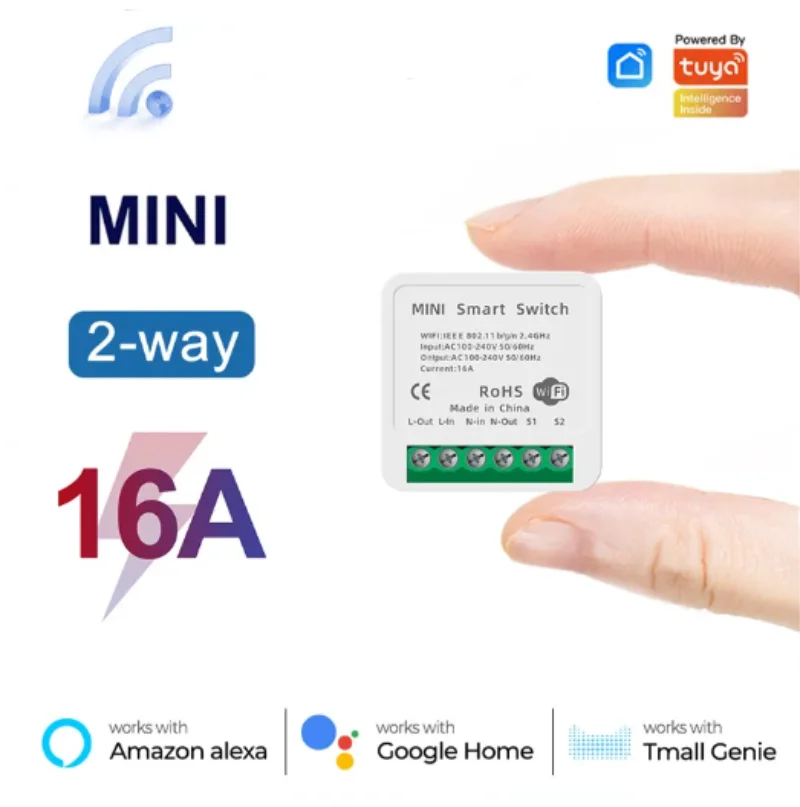 Mini 16A WiFi Switch Smart Lif - Smart Home Automation Kit 评论和价格