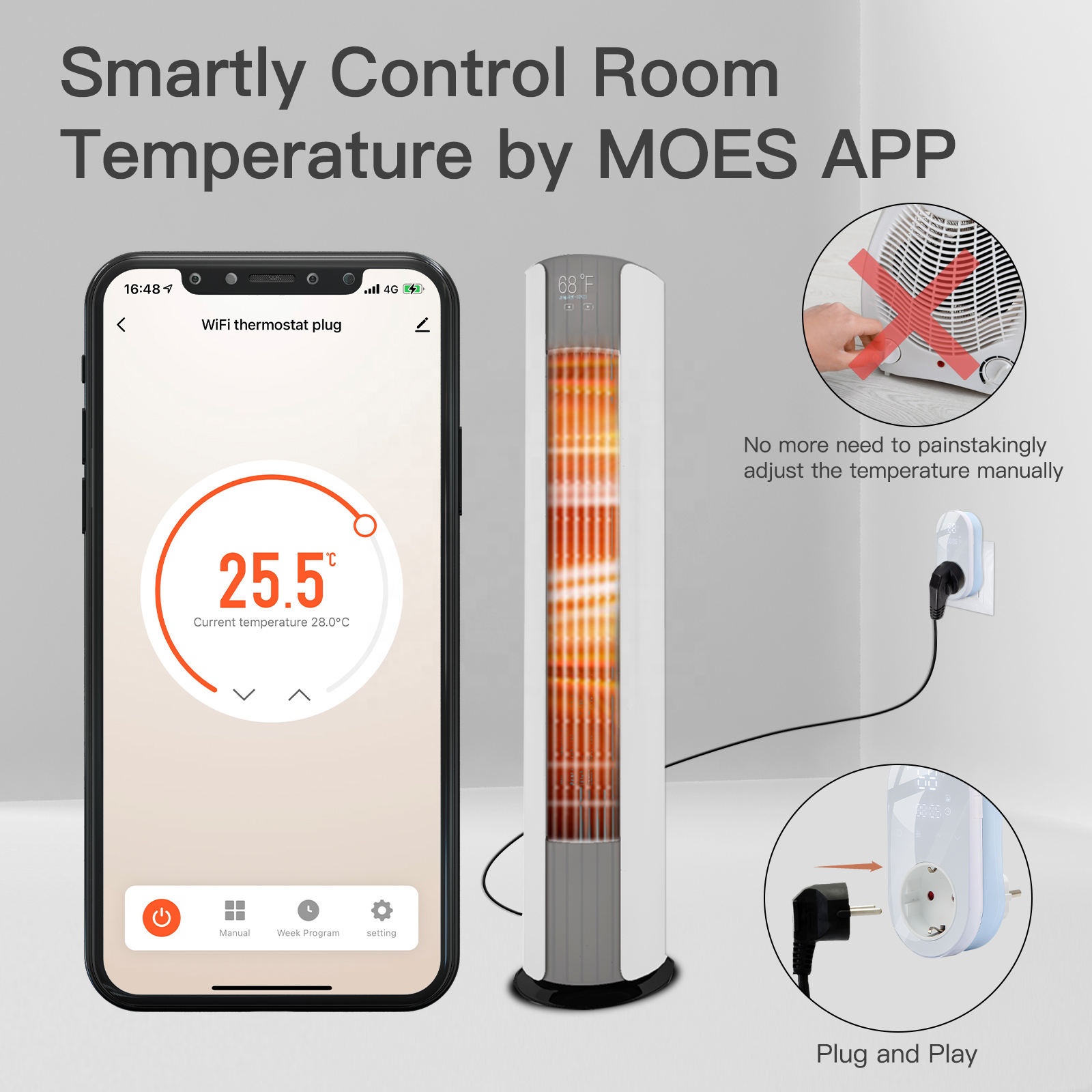 Smart WiFi Programmable LED Te - Wifi Smart Plug 评论和价格