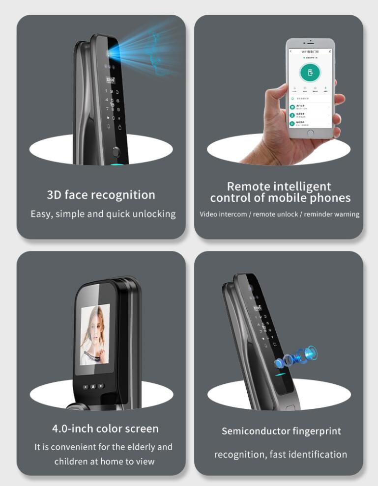 Tuya Fully Automatic Smart Doo - Smart Door Lock Wifi 评论和价格