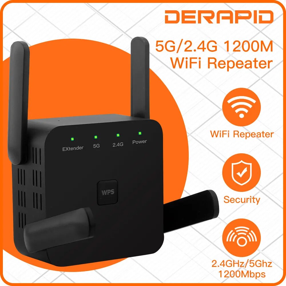 WiFi Repeater 1200Mbps 2.4GHz/ - Wifi Smart Plug 评论和价格