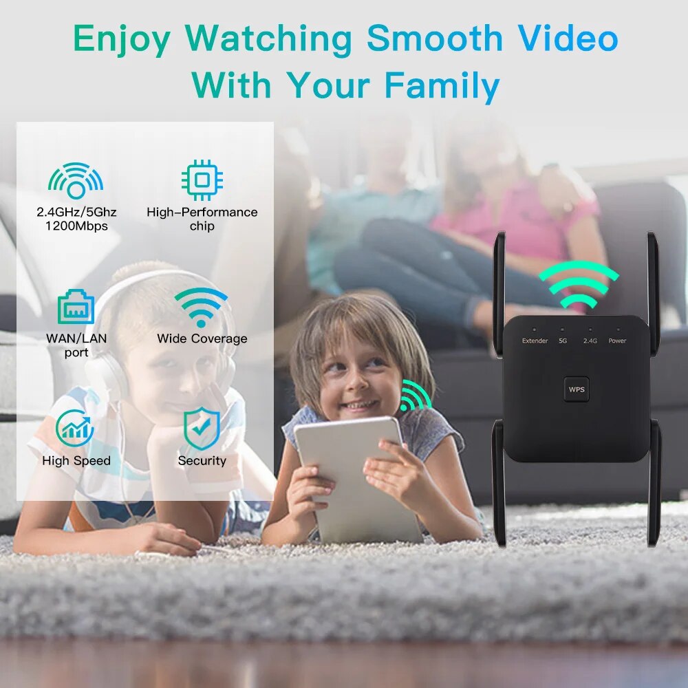 WiFi Repeater 1200Mbps 2.4GHz/ - Wifi Smart Plug 评论和价格