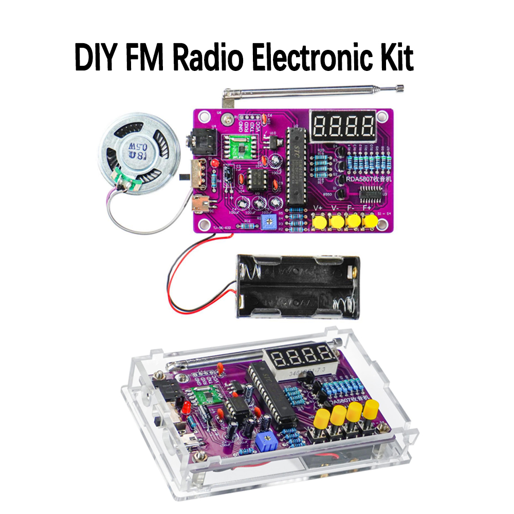 DIY FM Radio Electronic Kit 87 - Electronics Project Kit 评论和价格