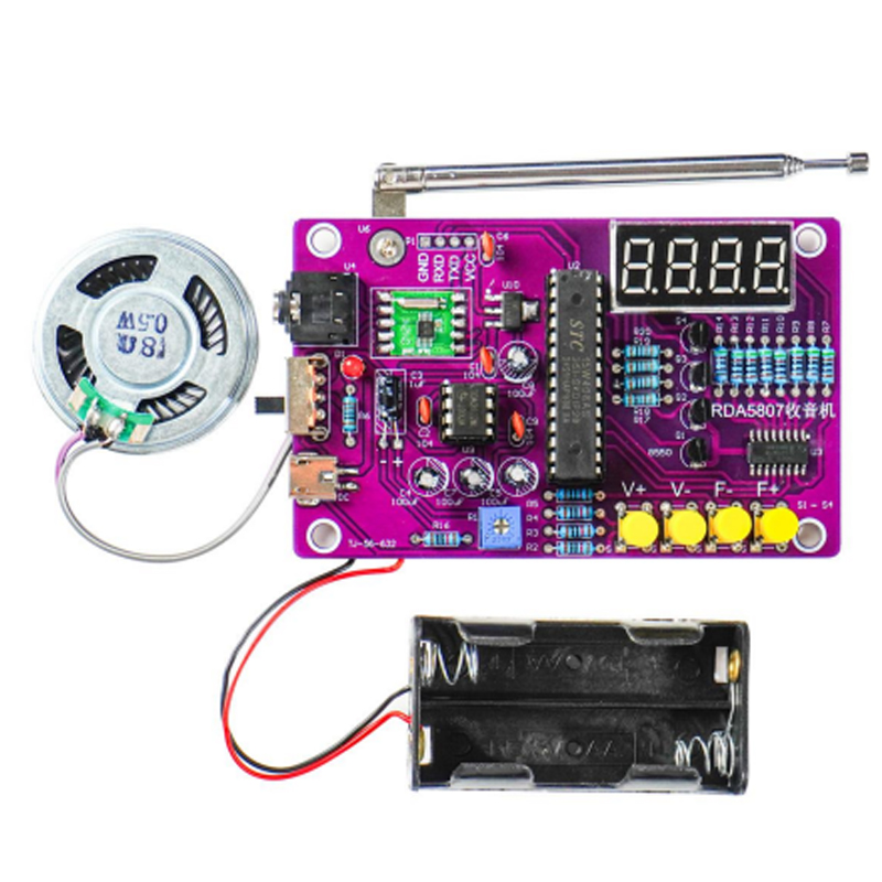 DIY FM Radio Electronic Kit 87 - Electronics Project Kit 评论和价格