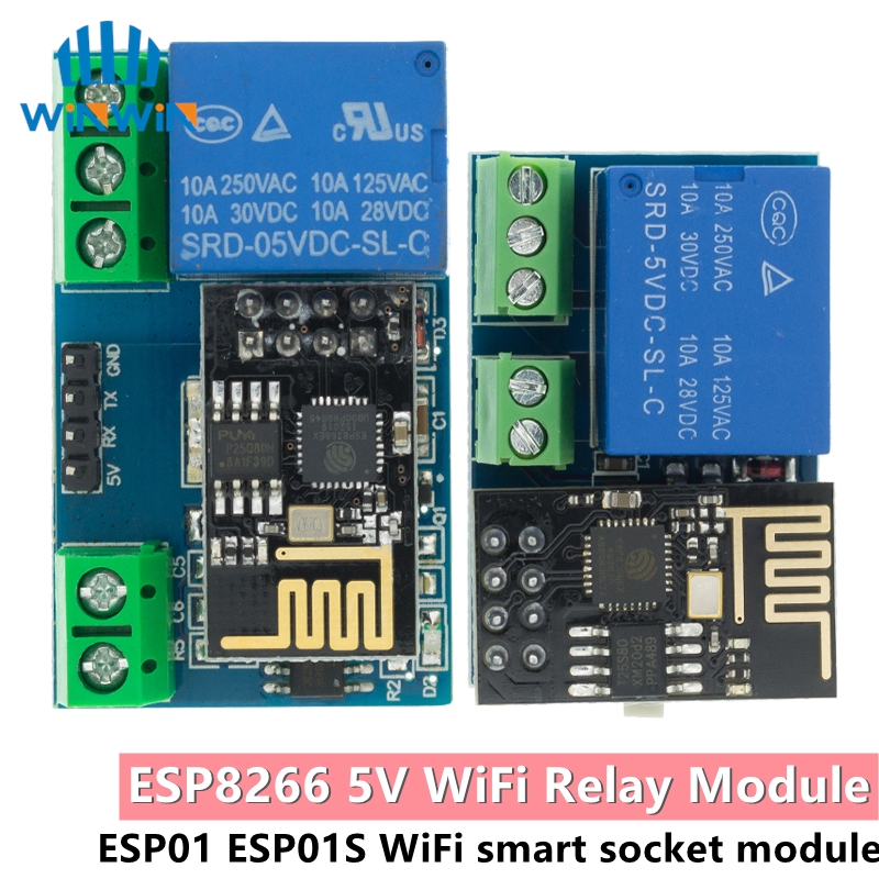ESP8266 ESP-01 ESP-01S 5V WiFi - Esp8266 Relay Module 评论和价格