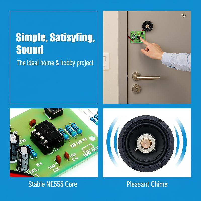 NE555 Doorbell DIY Soldering P - Electronics Project Kit 评论和价格