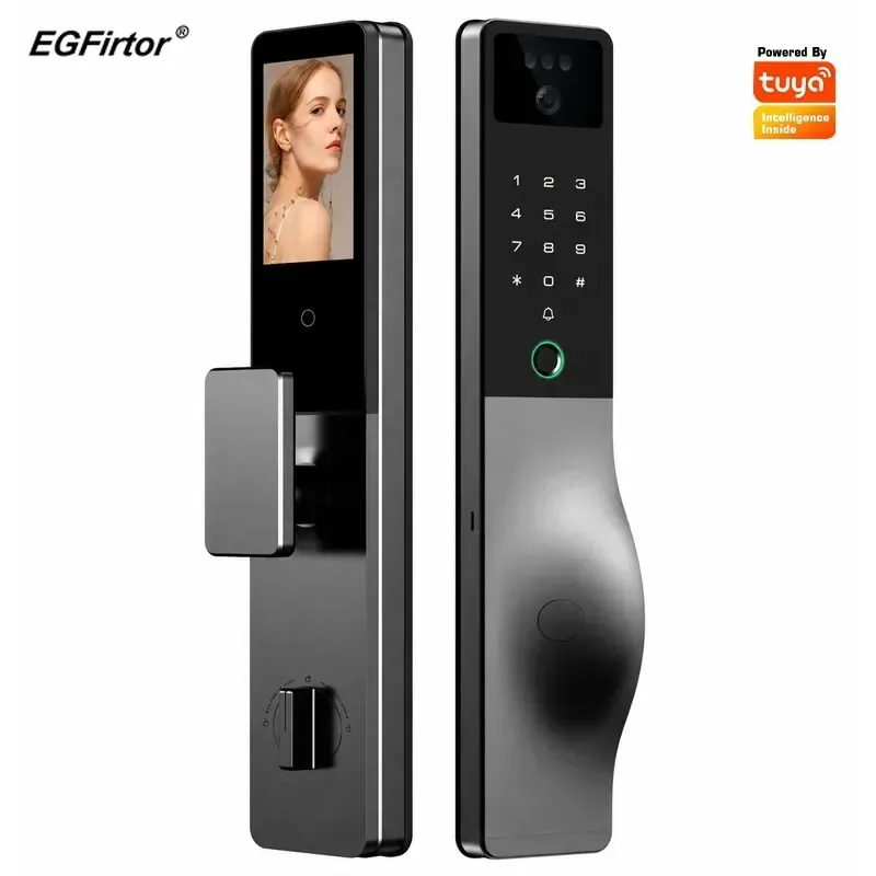 Smart Lock Intercom Password T - Smart Door Lock Wifi 评论和价格