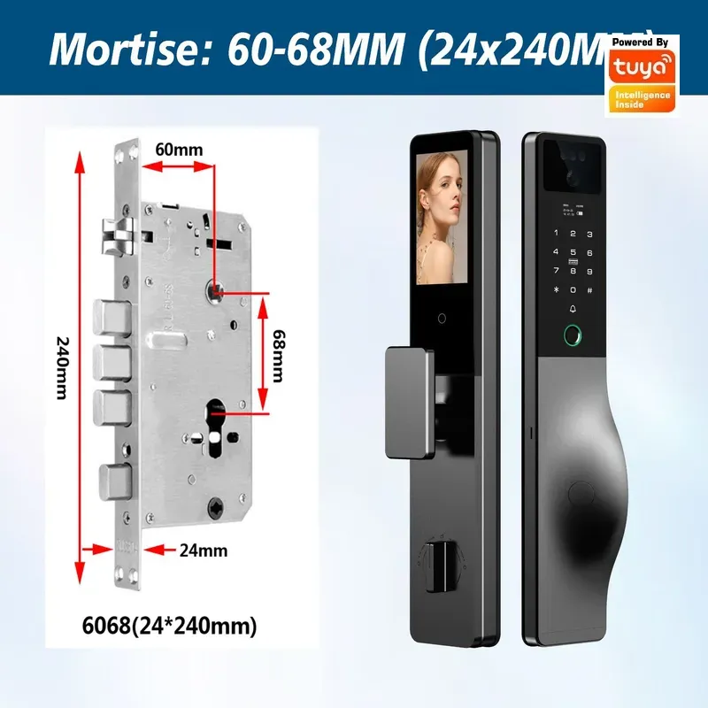 Smart Lock Intercom Password T - Smart Door Lock Wifi 评论和价格