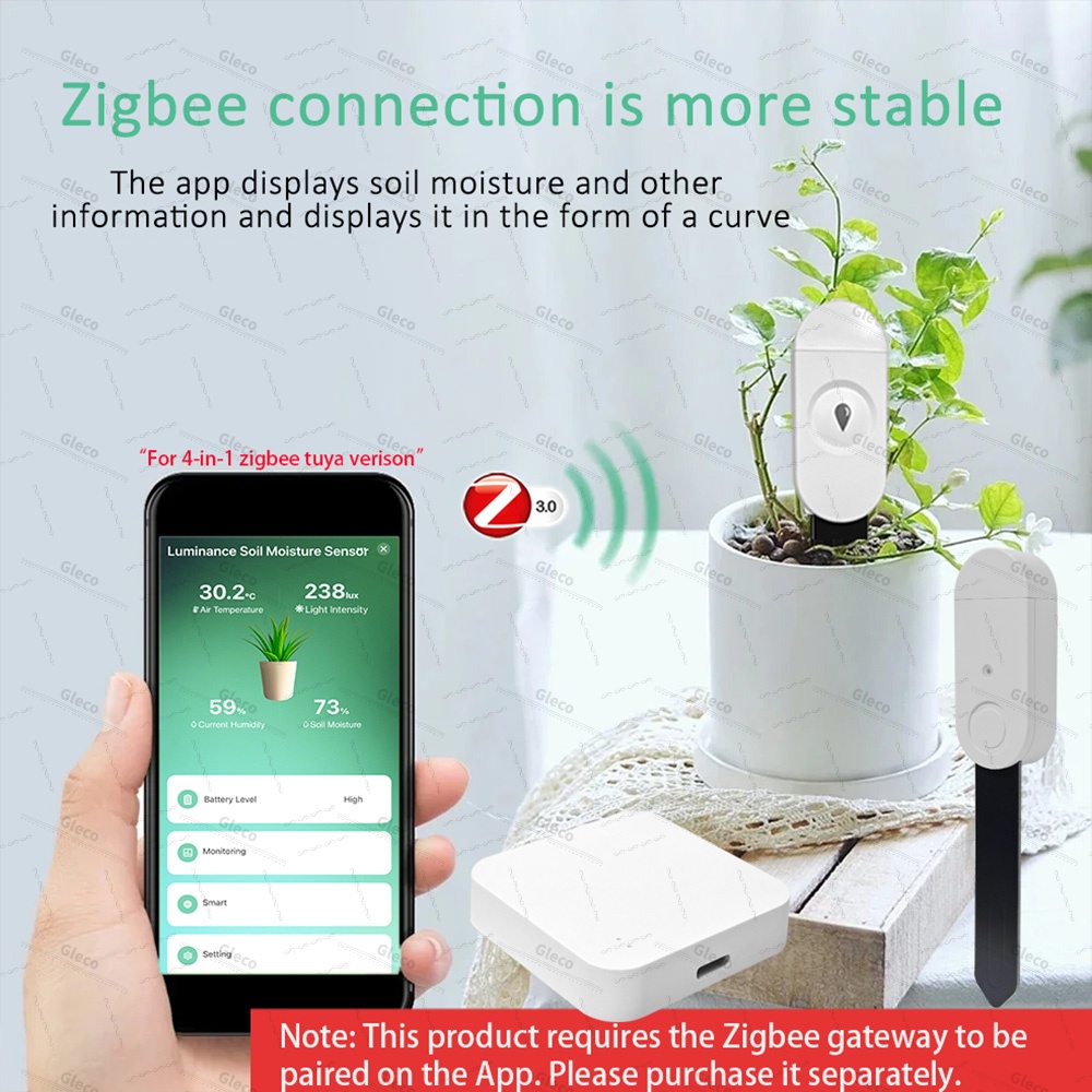 Zigbee Soil Moisture Sensor Me - Smart Home Automation Kit 评论和价格
