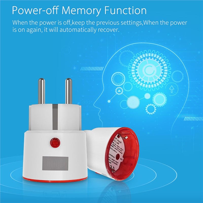 AT21-Tuya Wifi Smart EU Plug 1 - Wifi Smart Plug 评论和价格