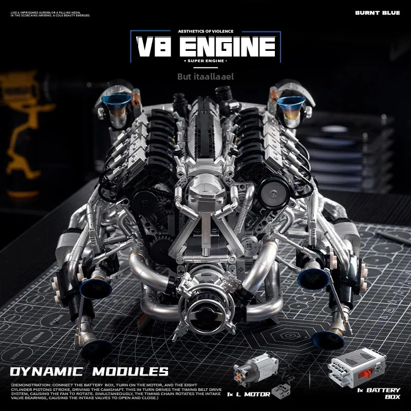 V8 Engine Building Kit for Adu - Stem Robotics Kit 评论和价格