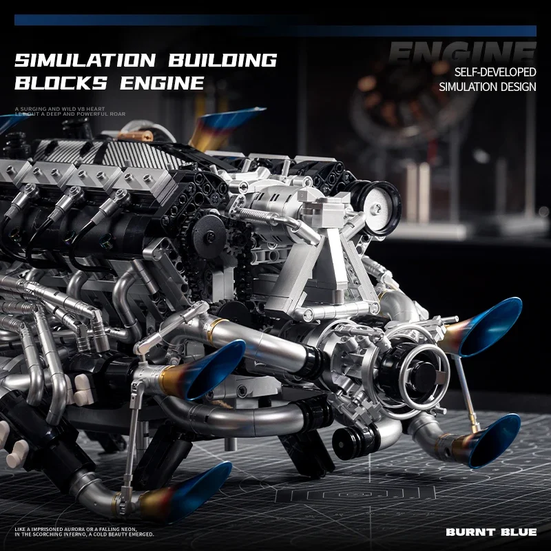 V8 Engine Building Kit for Adu - Stem Robotics Kit 评论和价格