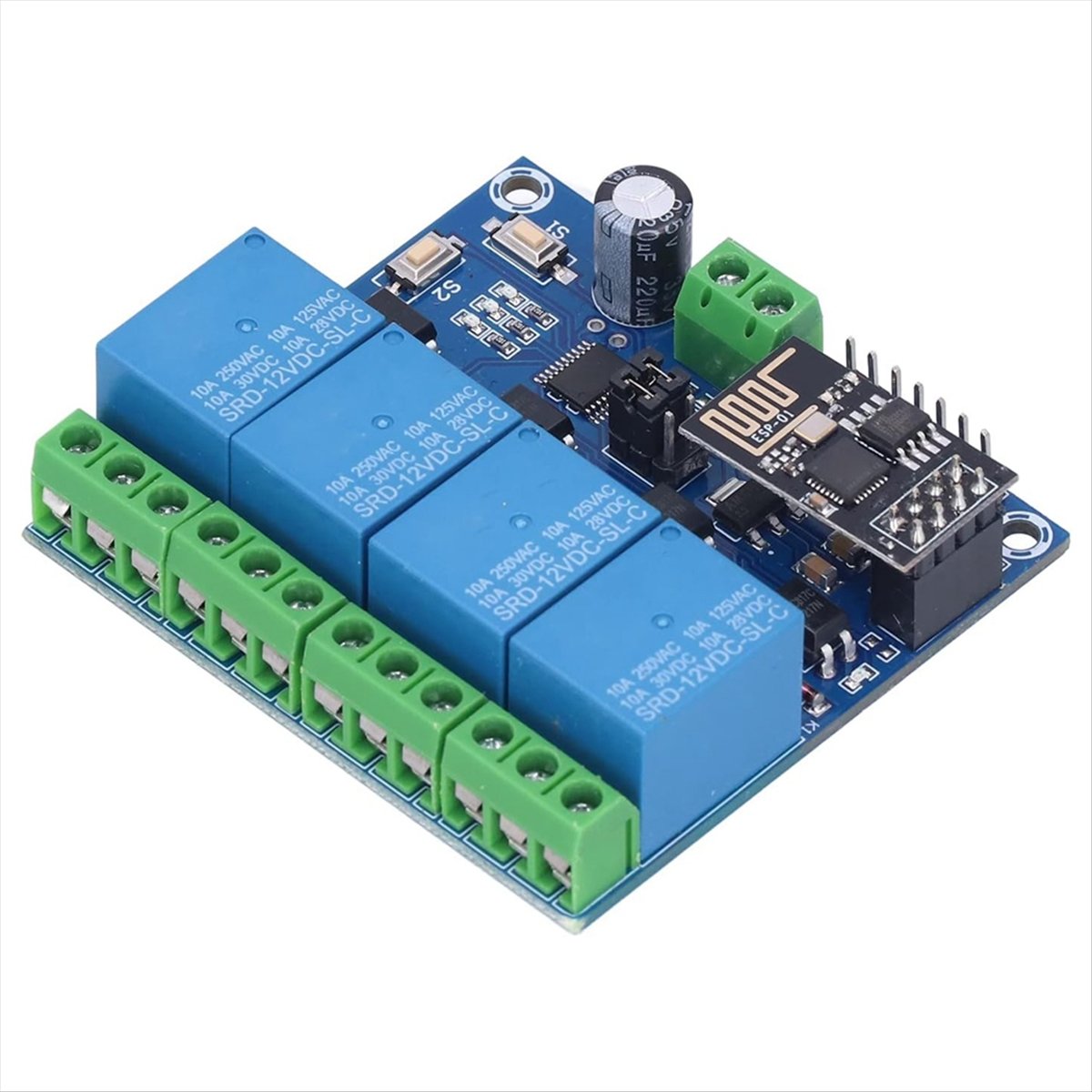 Super Sale 4 Channel WiFi Wire - Esp8266 Relay Module 评论和价格