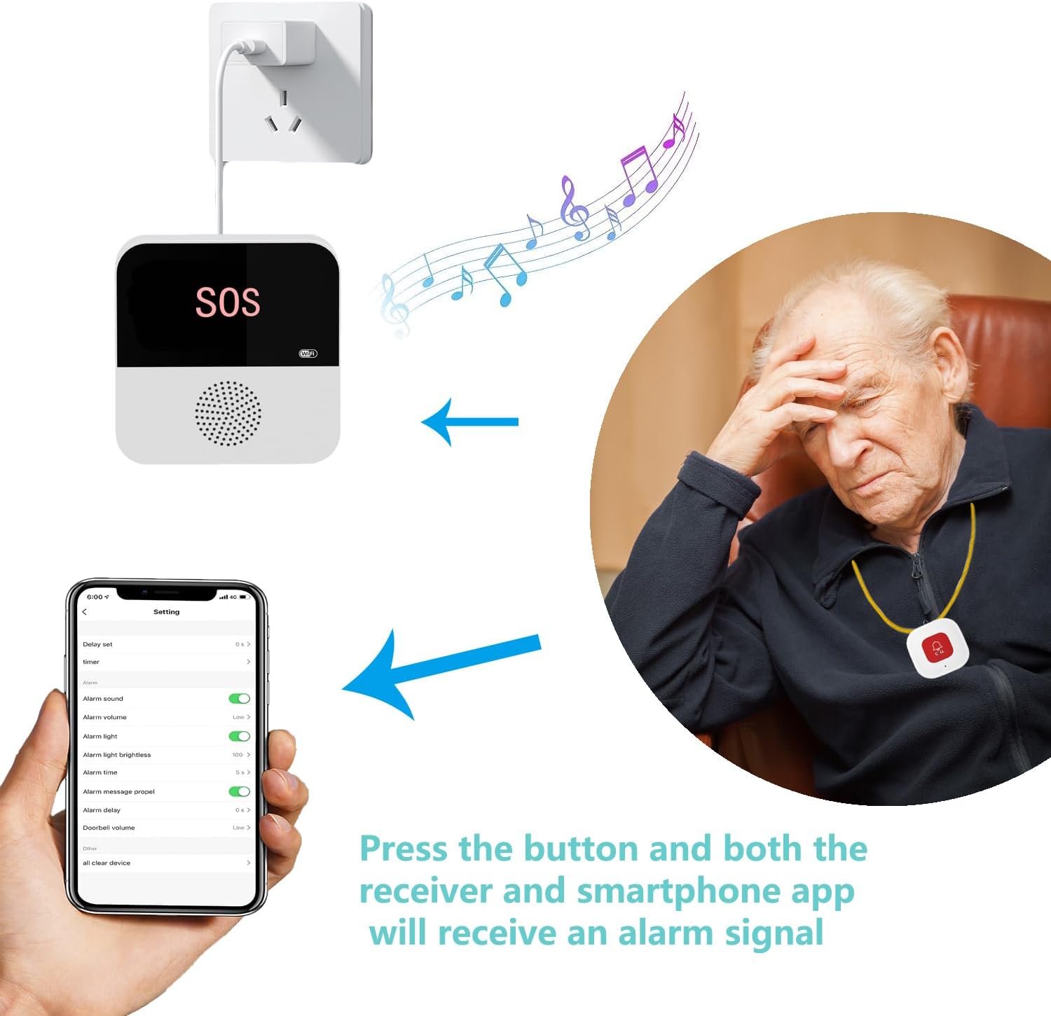 Wireless WiFi Elderly Caregive - Wifi Smart Plug 评论和价格