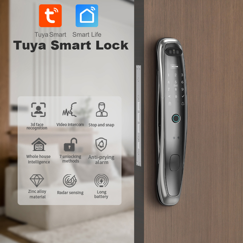 Tuya WiFi Camera Smart Lock 3D - Smart Door Lock Wifi 评论和价格