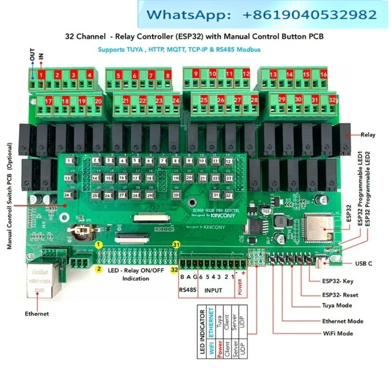 Kinconi KC868-H32B Professiona - Esp32 Smart Home Kit 评论和价格