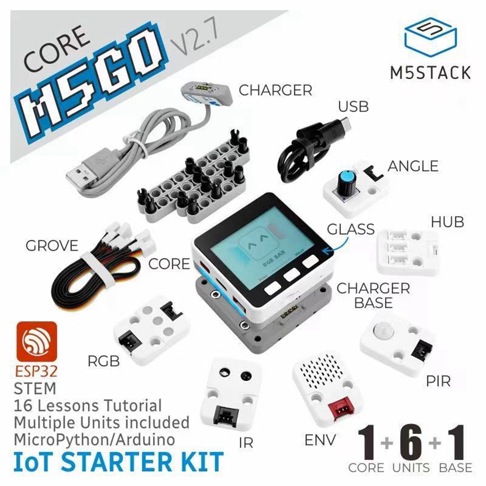 M5stack M5GO Iot Starter Kit M - Iot Kit Beginner 评论和价格