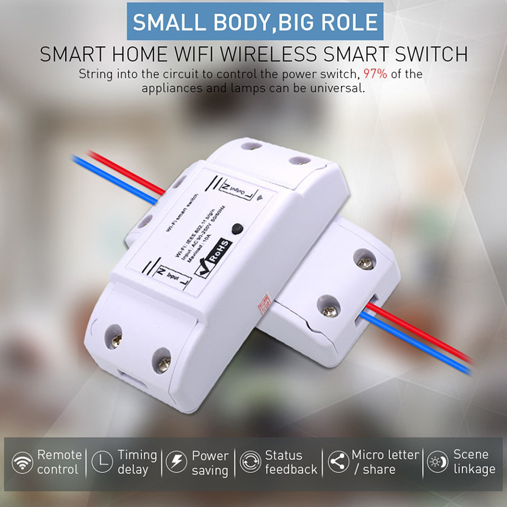 1Pcs WiFi Smart Switch Univers - Smart Light Switch Wifi 评论和价格
