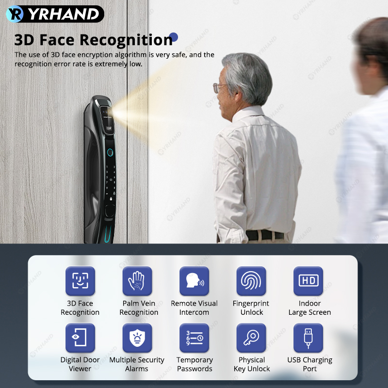 Smart Lock 3D Face Recognition - Smart Door Lock Wifi 评论和价格
